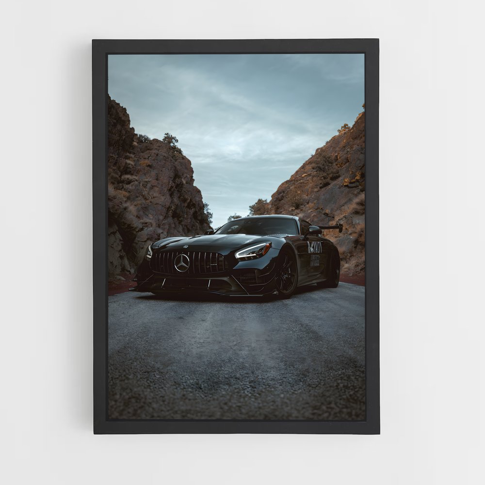 Poster Amg gt r pro élégant – affiche Mercedes (vue 2)